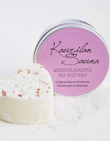 Kaurilan sauna Merisuolasaippua sydän 
