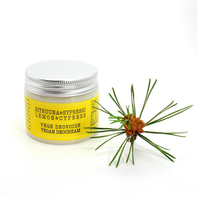 Kaurilan sauna vegaaninen deovoide 50ml sitruuna & sypressi