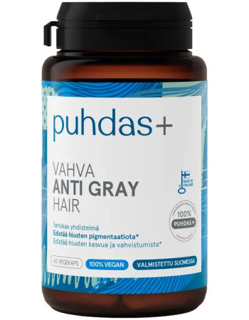 Puhdas+ Anti Gray Hair 60 vegekaps 