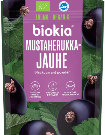 Biokia mustaherukkajauhe 30g luomu