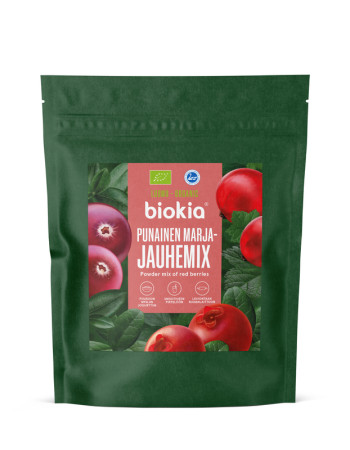 Biokia marjajauhemix punainen luomu 150g TARJOUS päiväys 4.8.2024