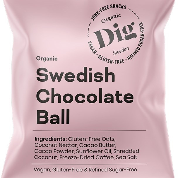Dig Suklaapallo 25 g, luomu, veg