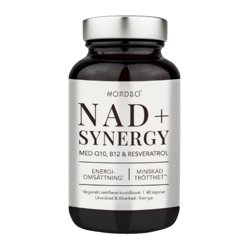 Nordbo NAD+ Synergy 40 kaps.
