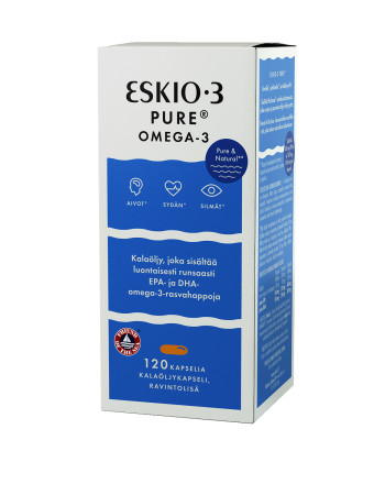 Eskio-3 Pure Kalaöljykapseli 120 kapsl 
