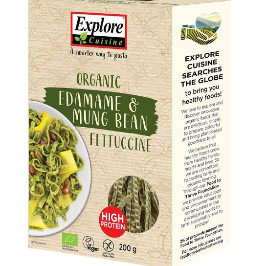 Explore Cuisine Edamame-Mungpapu fettucine 200g luomu