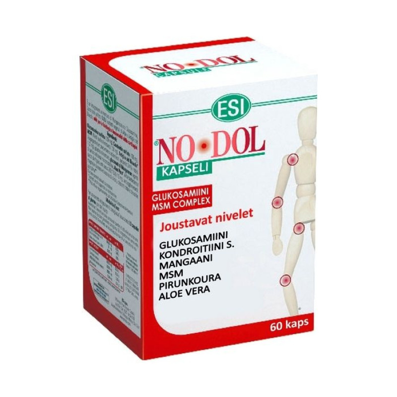 ESI NoDol Glukosamiini + Kondroitiini + MSM + Pirunkoura 60 kaps.