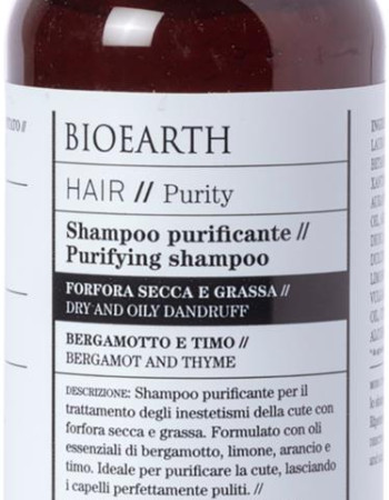 Bioearth HAIR 2.0 Purifying Shampoo Puhdistava hilseshampoo
