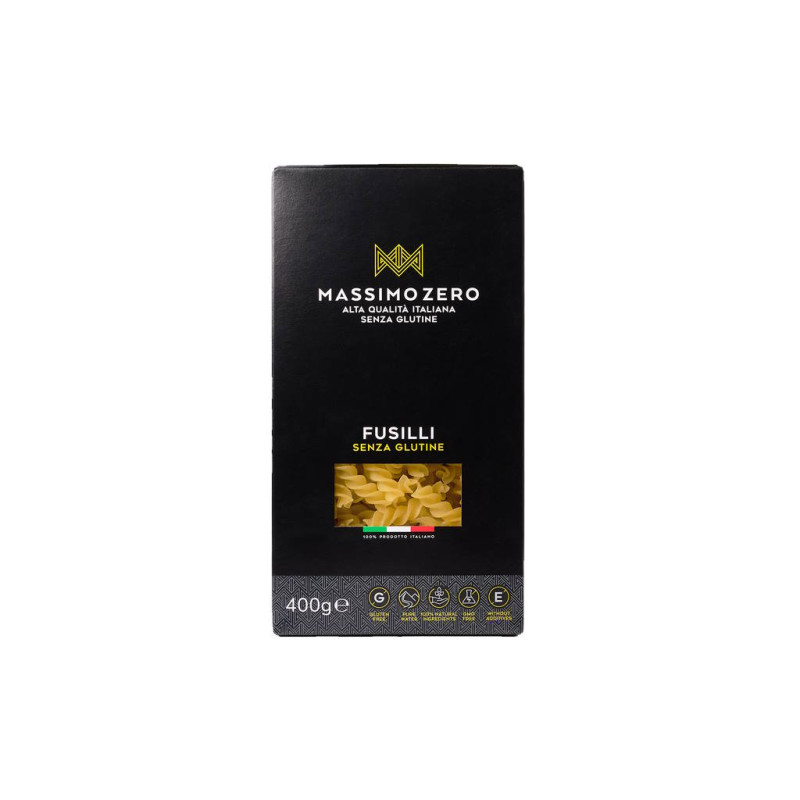 Massimo Zero Gluteeniton Fusilli 400g päiväys 23.11/26
