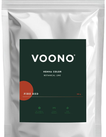 Voono hennaväri, kirkkaanpunainen 100g