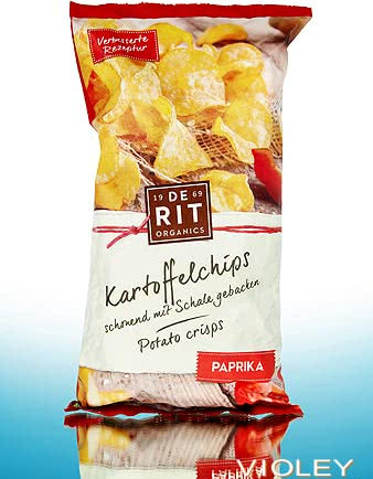 De Rit Luomuperunalastut Paprika 125 
