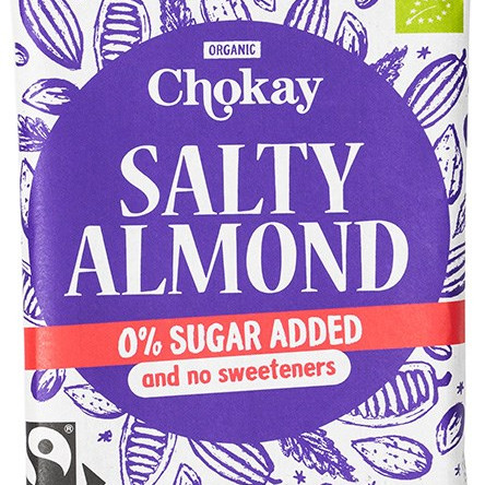 Chokay tumma suklaa, suolainen manteli 70g