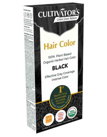 Cultivator's Hair Color Kasviväri Black Slim Pack 100g