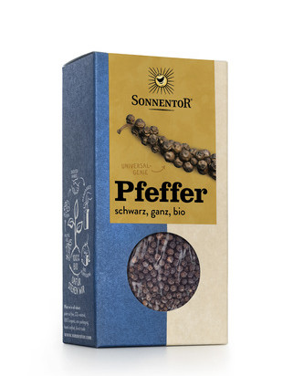 Sonnentor mustapippuri kokonainen luomu 35g