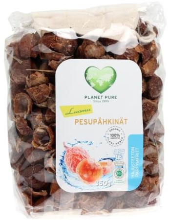 Planet pure luomu pesupähkinät + pesupussi 350g